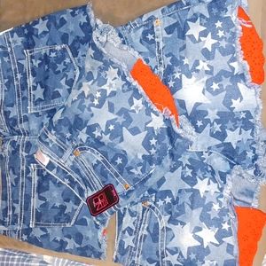 Three (3) Pair Patriotic Shorts